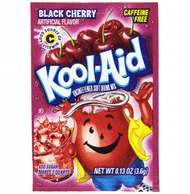 Kool-Aid Black Cherry Artificial Flavor  Box  3.96 grams